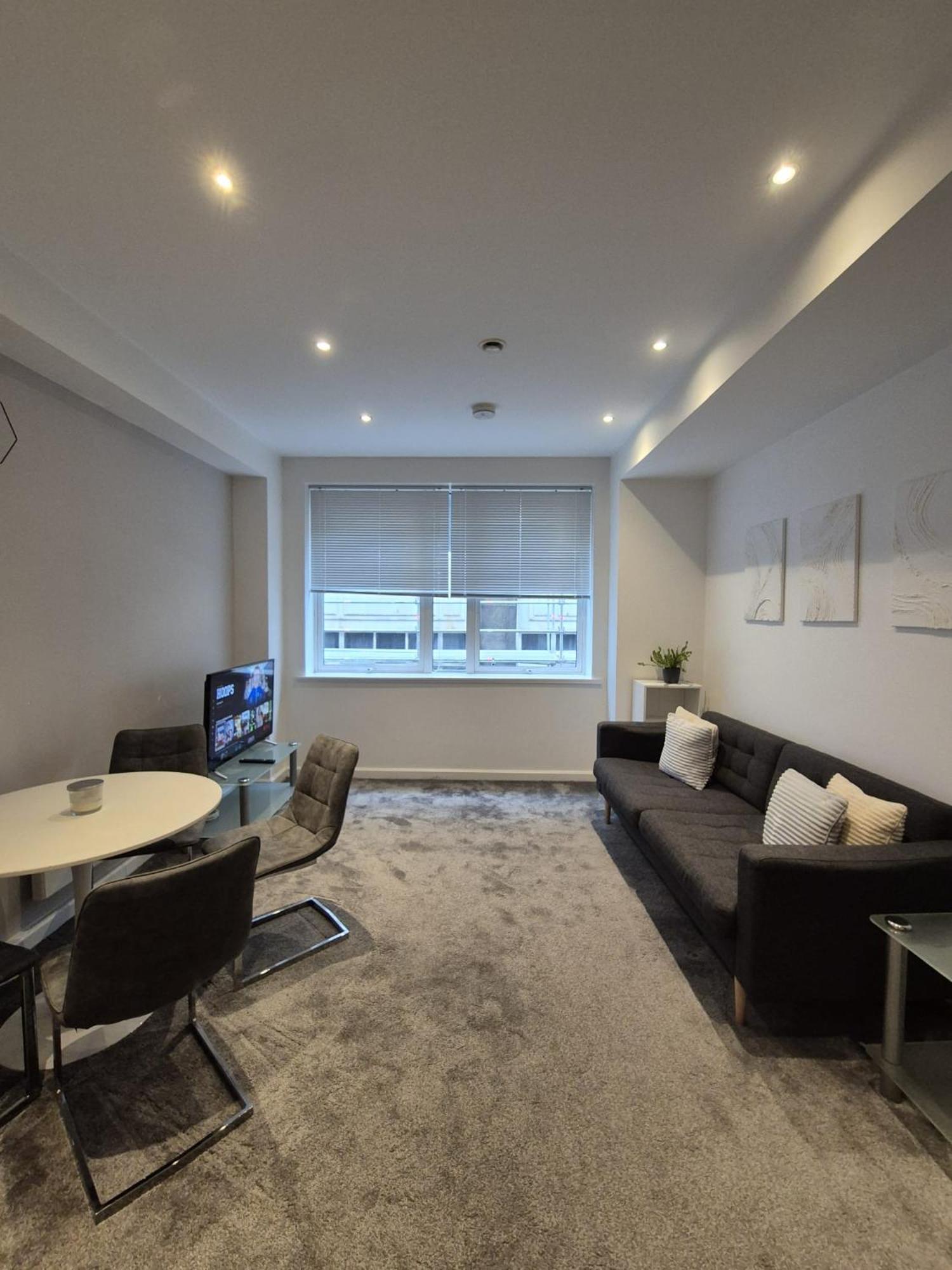 Modern 1- Bed Apartment In City Centre Manchester Luaran gambar